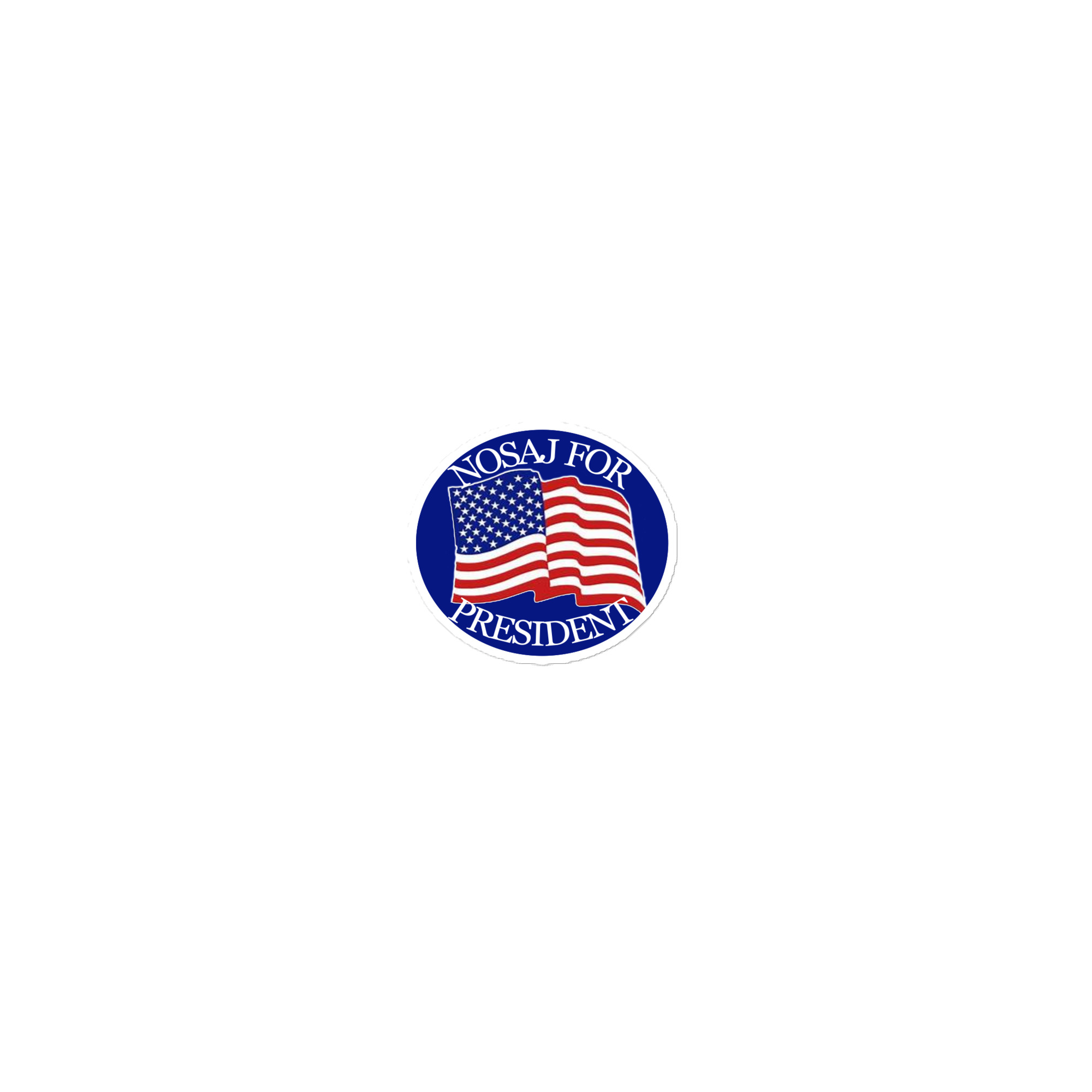 Nosaj for President Bubble-free stickers - Image 4