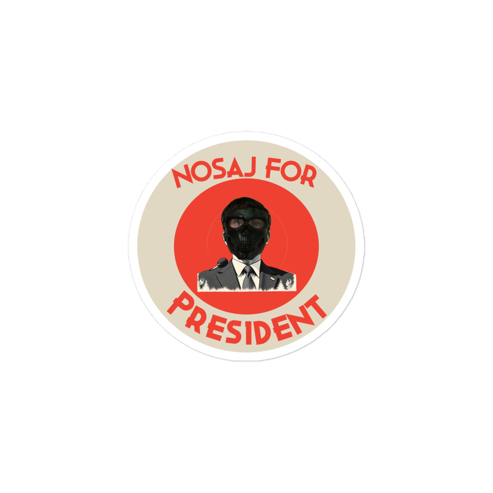 Nosaj For President Japanese Bubble-free sticker - Image 2