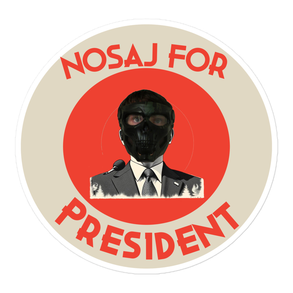 Nosaj For President Japanese Bubble-free sticker - Image 3